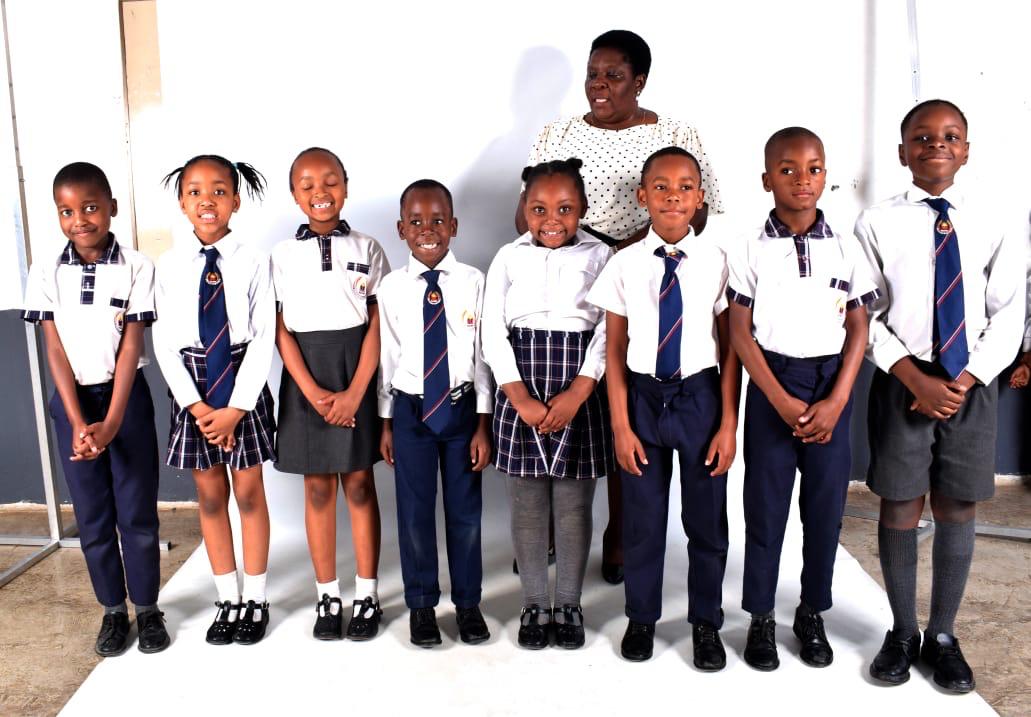 Princefield Trust intermediate phase pupils in uniform