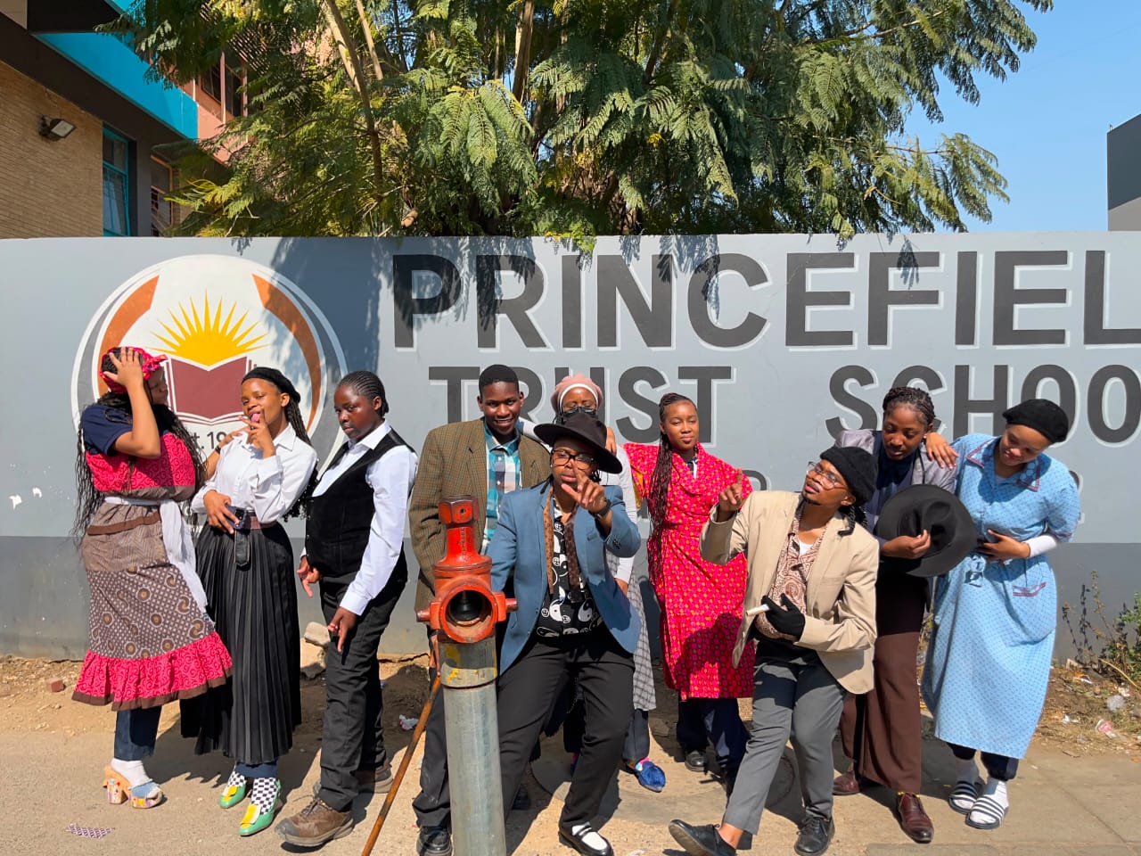 The Princefield Trust school entrance sign