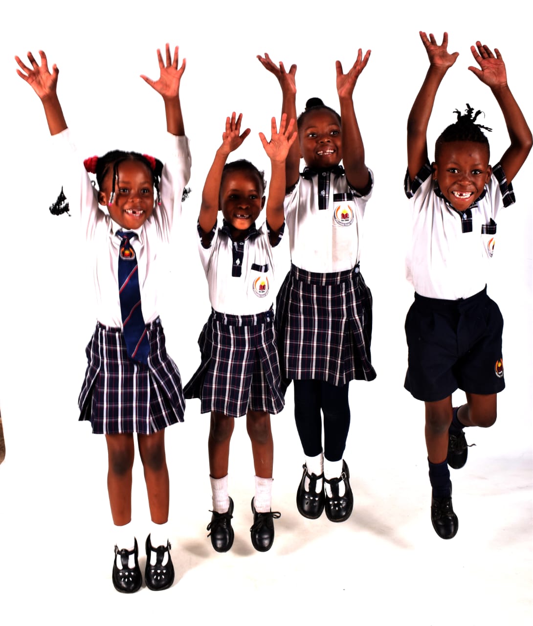Foundation Phase learners in Princefield Trust uniform