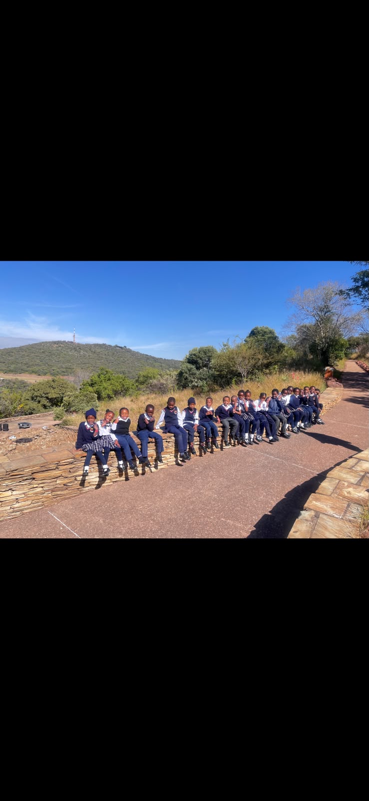Princefield Trust learners walking together on an outing