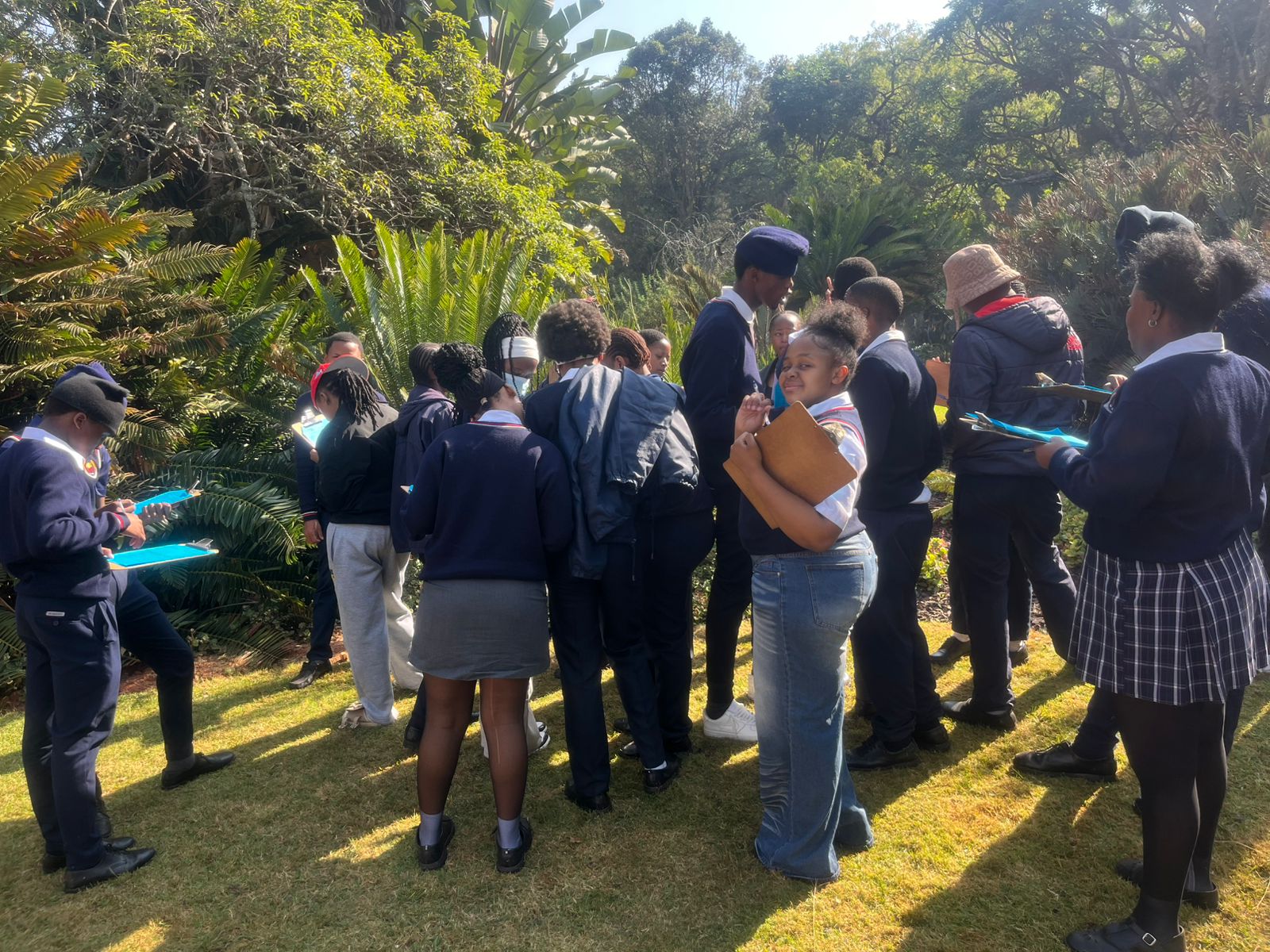 Princefield Trust learners on a group educational outing
